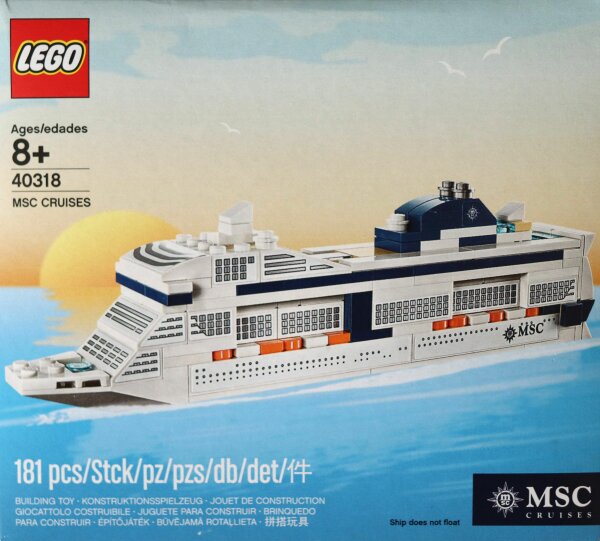 LEGO® 40318 MSC Cruises Kreuzfahrtschiff